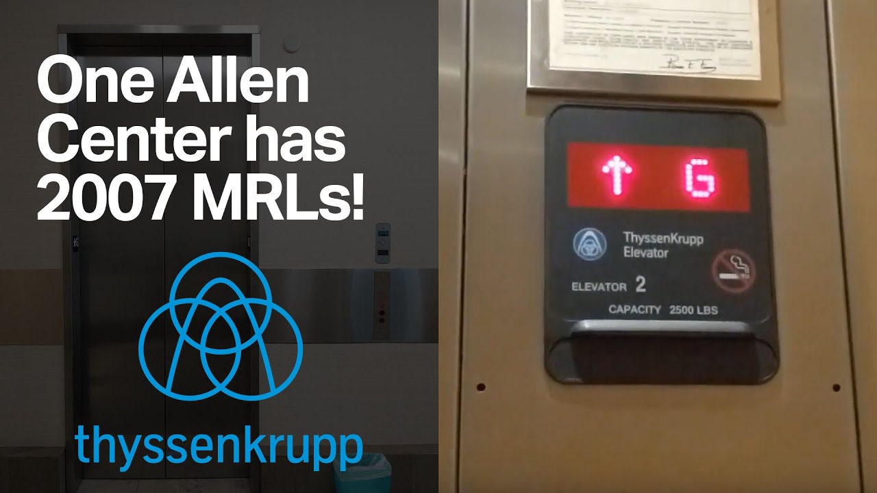 Rare 'CR'ISIS 2! - 2007 ThyssenKrupp ISIS II Traction Elevators - One Allen Center - Allen, TX