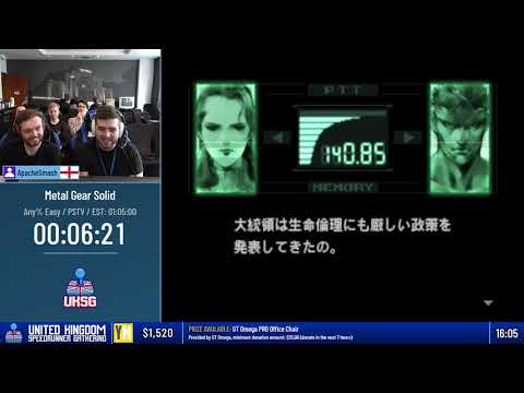 Summer '19 | Metal Gear Solid | Any% Easy | ApacheSmash | 57:59