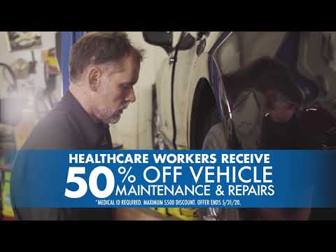 Sheehy Healthcare Workers Discount.  Thank you for all you do!