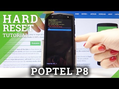 How to Hard Reset Poptel P8 - Wipe Data / Remove Screen Lock