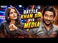 Battle Khan Sir V S Media Purav Jha