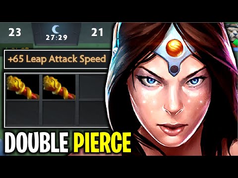 DOUBLE PIERCE..!! WTF 27 Min 2x Monkey King Bar Mirana by Aui_2000 7.27 | Dota 2