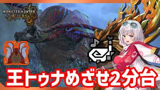 ネオ職員室チャートで王トゥナ2分台を目指す！！【MHWilds/PS5Pro/狩猟笛】
