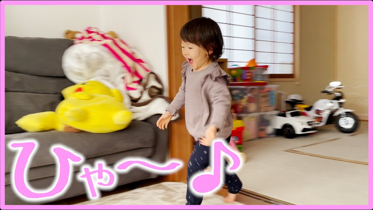 ママの周りをひたすらグルグル回るきぃちゃん