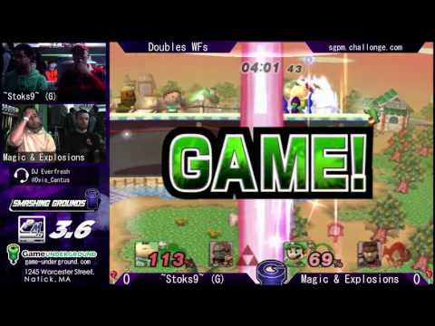 Rock em Stok em Smashbros - Project M 3.6 Doubles - Stoks9 (G) vs Magic and Explosions (R)