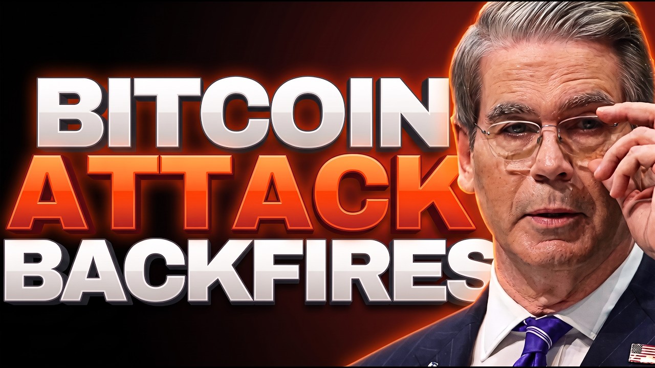 Scott Bessents Bitcoin ATTACK JUST BACKFIRED! HERES THE PROOF | EP 1588