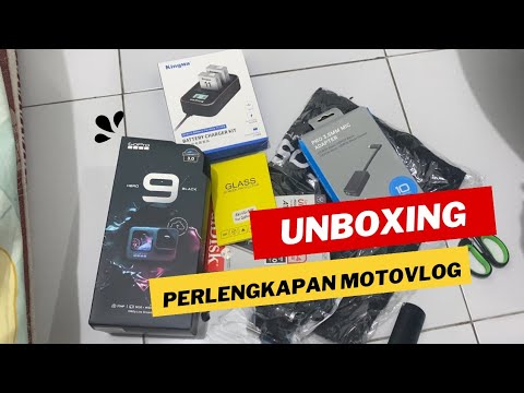 Unboxing Perlengkapan Motovlog PEMULA!!!