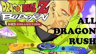 DBZ Budokai 3 HD - All Dragon Rush Finishers