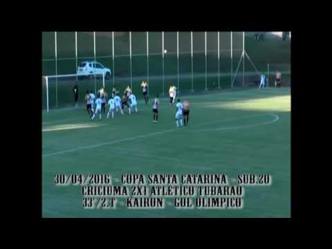 30.04.2016 - Criciuma 2x1 Tubarão - Copa SC 16