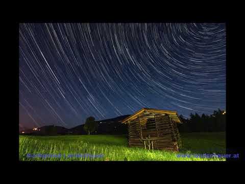 Zeitraffer und Sternspuren in Mittersill