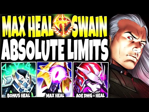 I Tested the Absolute Limits of My Max Heal Swain Top lane Build in a 4v5 Game 🔥