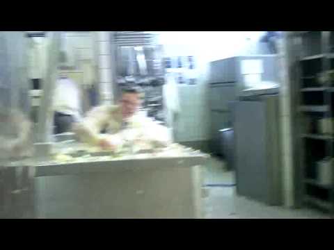 Knoblauch-Küchen Schlacht beim Abschied vom Captain