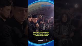Momen Kedatangan AHY ke Makam Bendum Demokrat, Menko Kenang Kebaikan Mendiang Renville Antonio