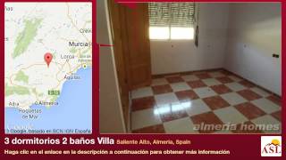preview picture of video '3 dormitorios 2 baños Villa se Vende en Saliente Alto, Almeria, Spain'