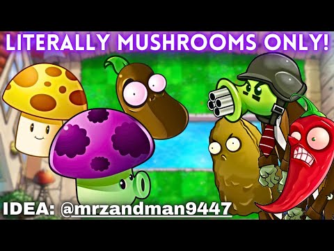 How I beat ZomBotany 2 using MUSHROOMS ONLY! | Analysis