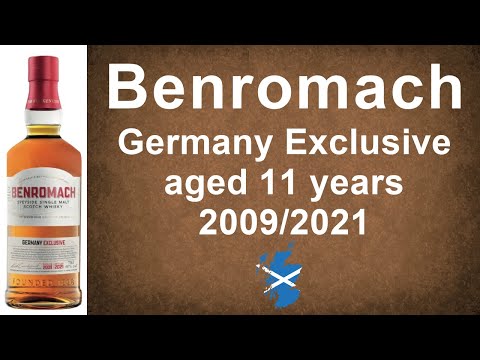 Benromach aged 11 years  2009/2021 Germany Exclusive Single Malt Scotch Whisky Review by WhiskyJason