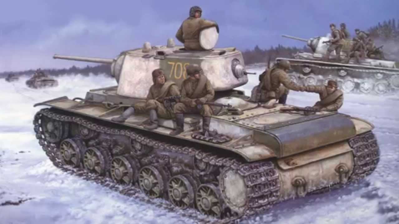 E a arma do dia é... o blindado pesado KV-1