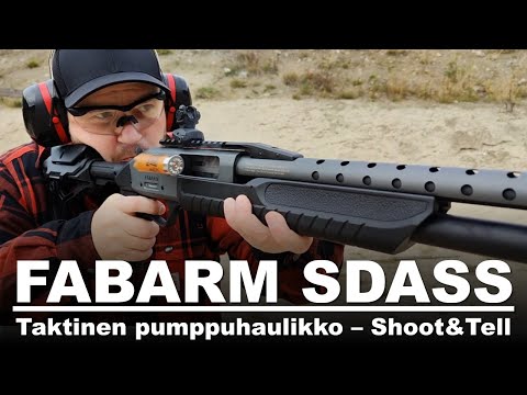 Fabarm SDASS taktinen pumppuhaulikko - Shoot&Tell