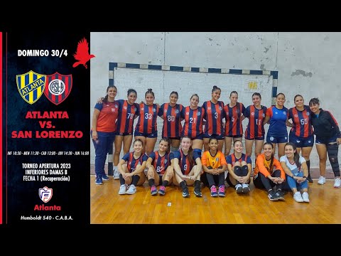 Apertura 2023 - 1º Fecha Cadetes Femenino C.A. Atlanta vs. San Lorenzo