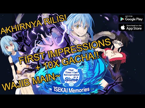 SLIME - ISEKAI MEMORIES Akhirnya RILIS ! Bagus Banget Grafik nya Anime Turn Based RPG ini