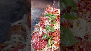Pizza Sausage Skewers Recipe | Over The Fire Cooking by Derek Wolf