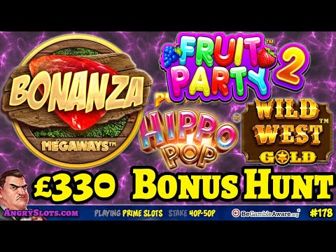 £330 Slots BONUS HUNT: Wild Hammer Megaways, HippoPop, Esqueleto Explosivo 2 & more...