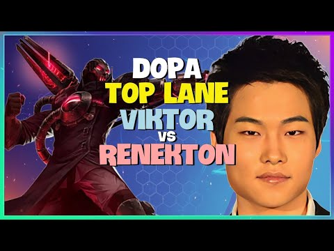 Dopa Reveals Challenger Top Lane Viktor Strategy on Chinese Server Engsub