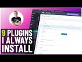 My 9 ESSENTIAL WordPress Plugins For 2023