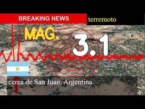 😱🚨 Terremoto cerca de San Juan, Argentina actualizaciones en vivo hoy: un temblor de magnitud 3,1 se