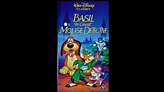 Closing to Basil The Great Mouse Detective UK VHS