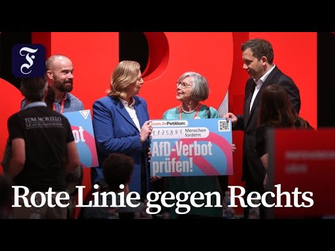 SPD wants AfD ban reviewed