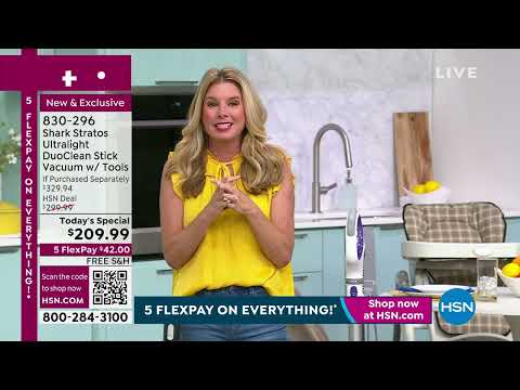 HSN | First Big Summer Sale - Shark Cleaning 05.28.2023 - 01 PM