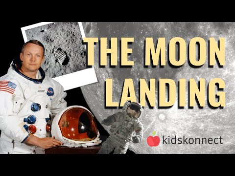 The Moon Landing For Kids | Apollo 11 Mission, Astronauts & Space