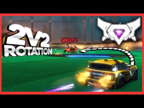 How to learn The basics of 2v2 rotations in Rocket League.