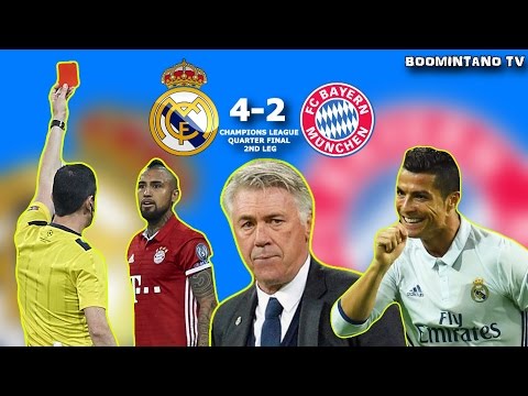 VIDAL SHOULD'VE BEEN SENT OFF EARLIER! - Real Madrid 4-2 Bayern Munich