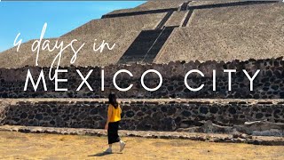 How to spend 4 days in Mexico City | CMDX travel guide and vlog: from tacos🌮 to pyramids☀️ #cdmx