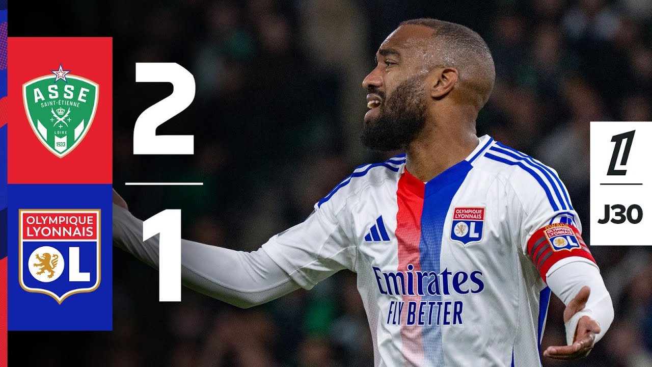 Summary Saint-Etienne - OL: A Bitter-Tasting Defeat (2-1)