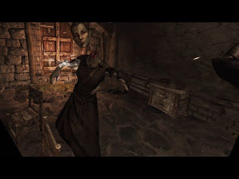 Skyrim VR Werewolf Gameplay - Dismembering Framework