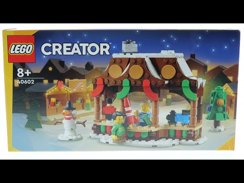 Insane German LEGO Christmas Market Build!