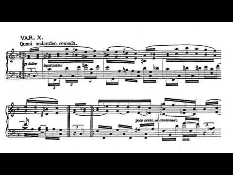 Ignaz Friedman - Paganini Variations (audio + sheet music)