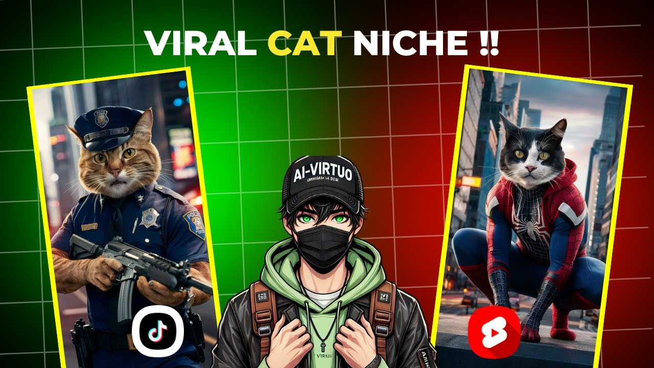 Viral MONETIZABLE AI Cat Videos MADE EASY - Free AI Tools
