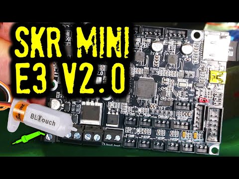 #728 NEW SKR Mini E3 V2.0 Review & Install - Best Ender 3 Upgrade - Add BL Touch to SKR Mini E3 V2.0