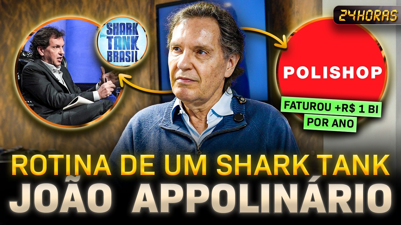 A ROTINA DO DONO DA POLISHOP E EX-SHARK TANK | 24 HORAS COM JOÃO APPOLINÁRIO