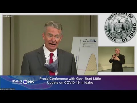 Idaho Gov. Brad Little discusses COVID-19 vaccine rollout in first weekly virtual meeting