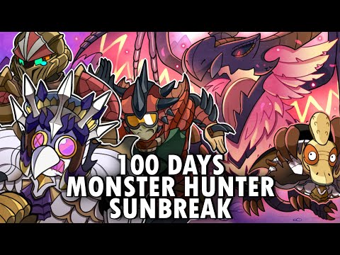 I Spent 100 Days in Monster Hunter SUNBREAK... Here's What Happened!