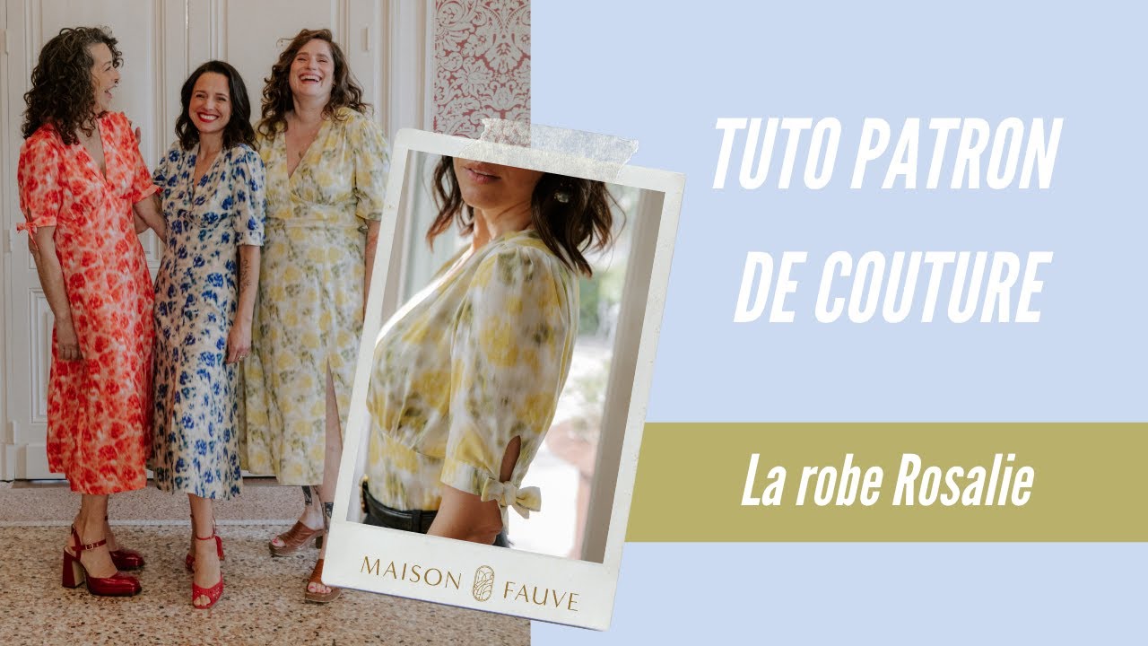 Patron couture robe Rosalie - Patron pochette