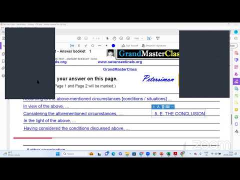 Mr Tom Cribb - Renal Mass - Writing - OET - Lecture