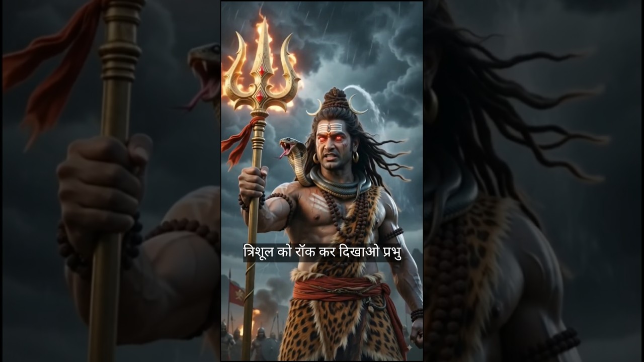 🕉महादेव:हनुमान आज मैं तुम्हारी शक्ति नहीं तुम्हारी भक्ति की परीक्षा लूंगा🚩#sorts #Bhakti #sort #Shiv