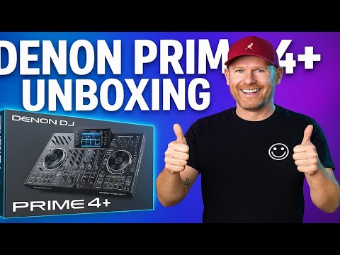 “DENON PRIME 4+ UNBOXING 🎧