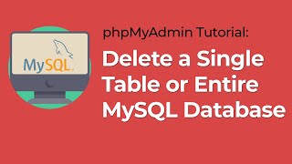 How to delete database in MySQL (phpMyAdmin Tutorial)